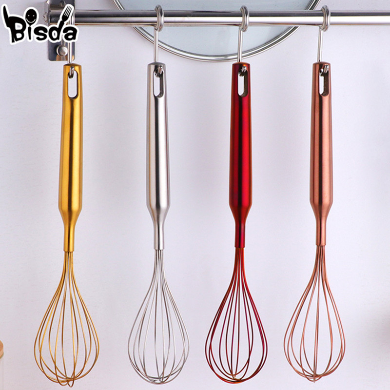 Kitchen Gadgets And Utensils - Stainless Steel Telur Stirrer Golden Tepung