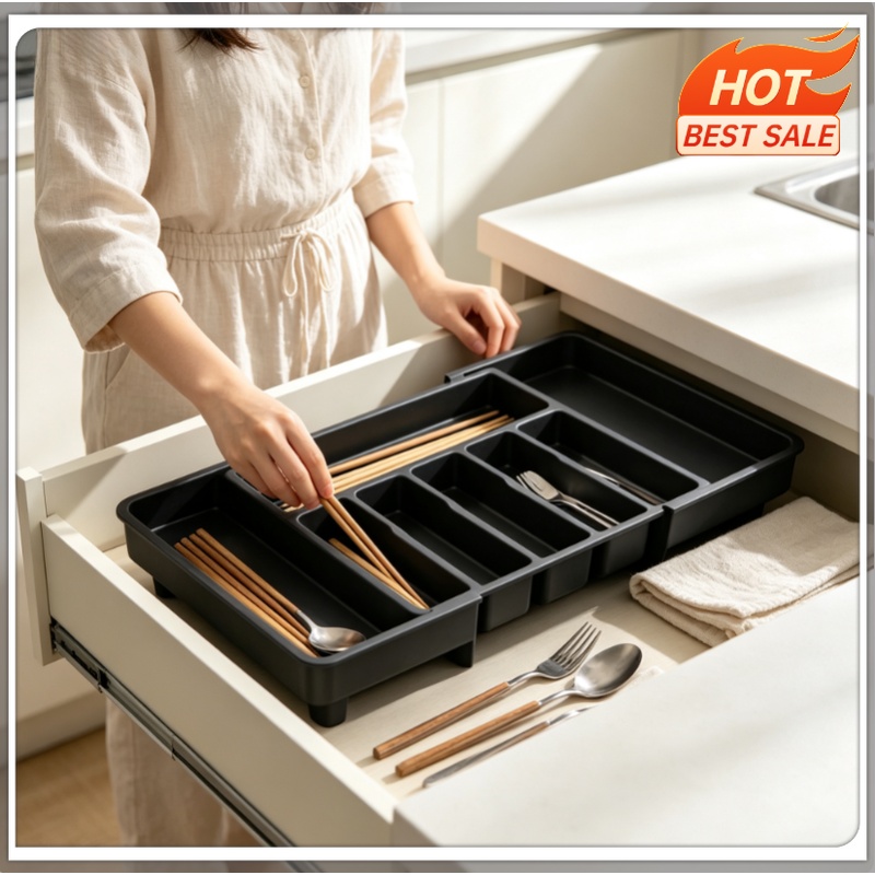 Kitchen Gadgets And Utensils - 1 Buah Organizer Peralatan Makan yang