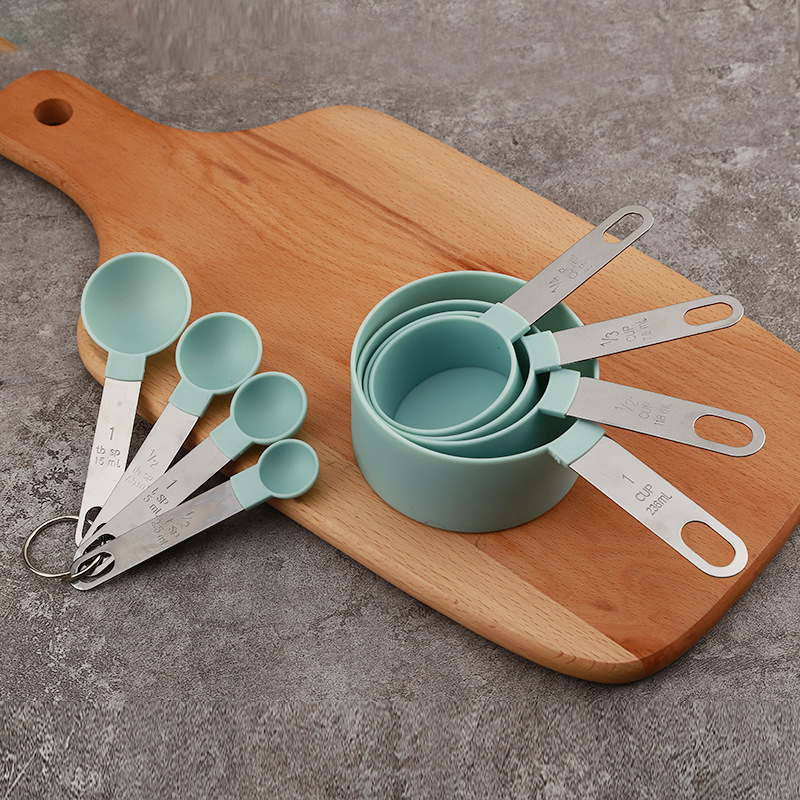 Kitchen Gadgets And Utensils - 8 buah Set gelas ukur sendok