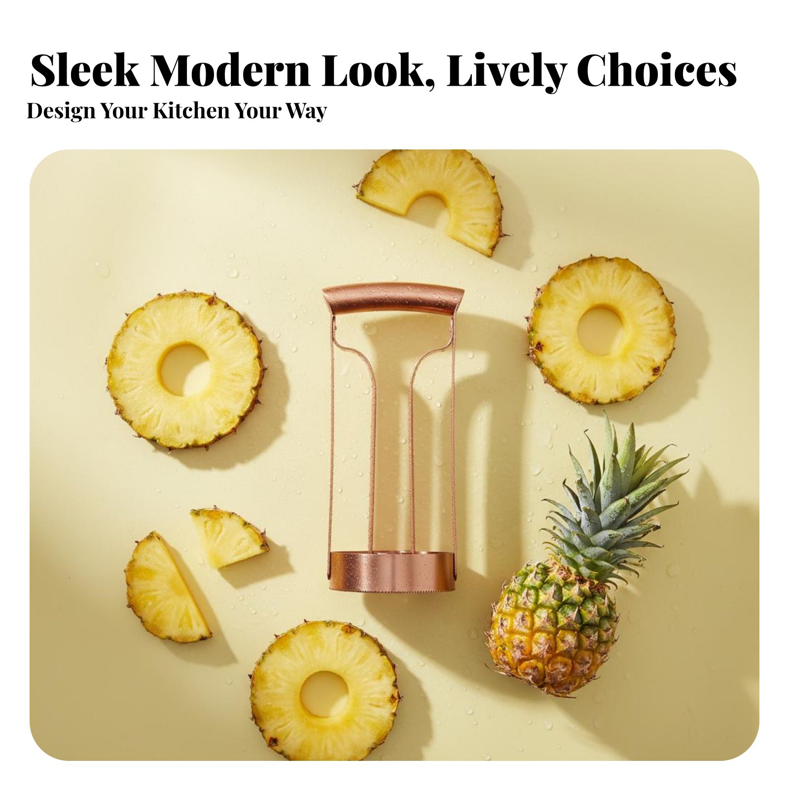 Kitchen Gadgets Usa - Stainless Steel Pineapple Cutter Cores and