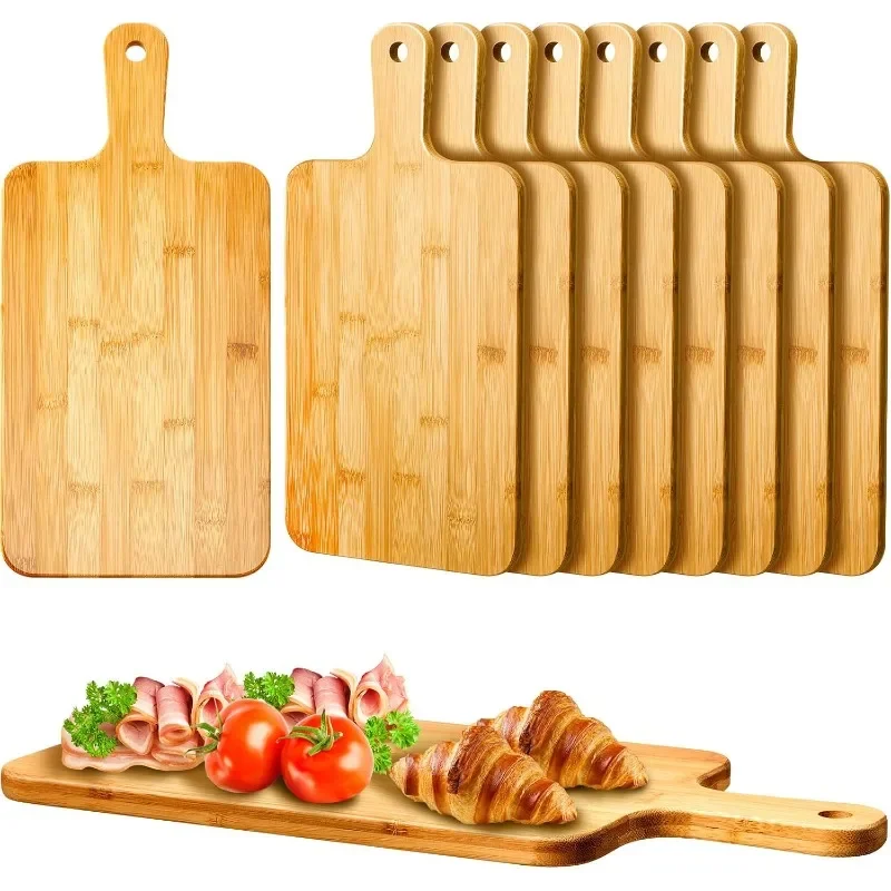 Bamboo Cutting Board - Talenan Bambu dengan Pegangan, Papan Sajian