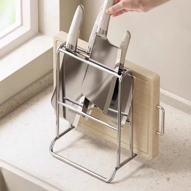 Kitchen Gadgets And Utensils - Rak Pengatur Pisau Dapur Dengan Slot