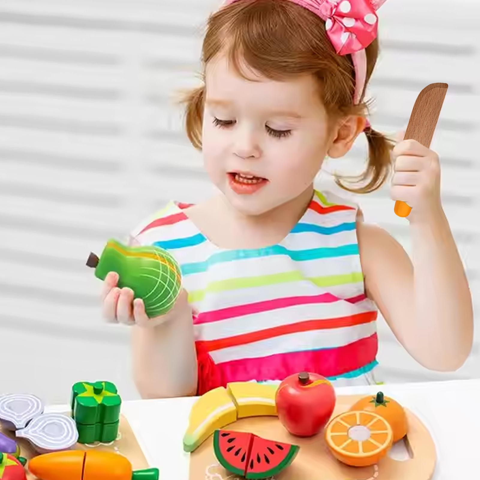 Kitchen Gadgets And Toys - Mainan Memasak Pemotong Balita Pemotong Kayu