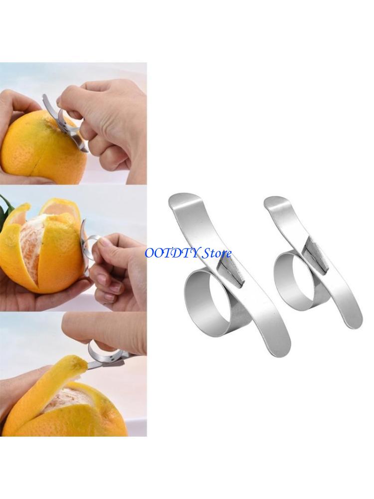 Kitchen Gadgets And Accessories - 367A Pengupas Jeruk Kreatif Baja Tahan