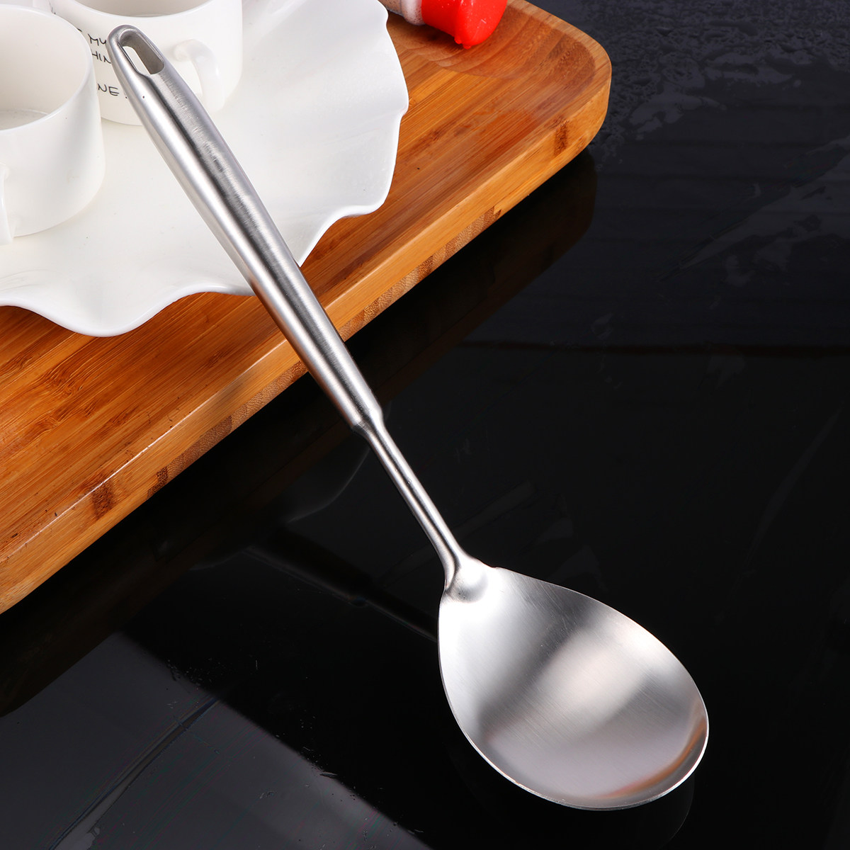 Kitchen Gadgets And Utensils - Set Peralatan Masak Stainless Steel, Sendok