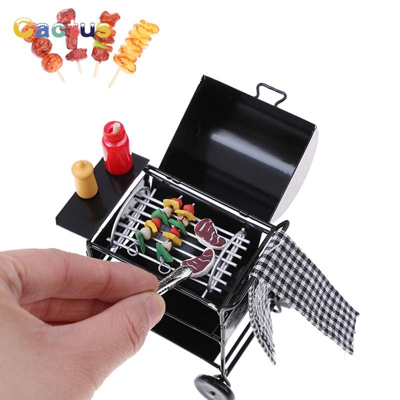 1Set Mini Lucu BBQ Makanan Pan - Kitchen Gadgets And Toys ulasan dan harga