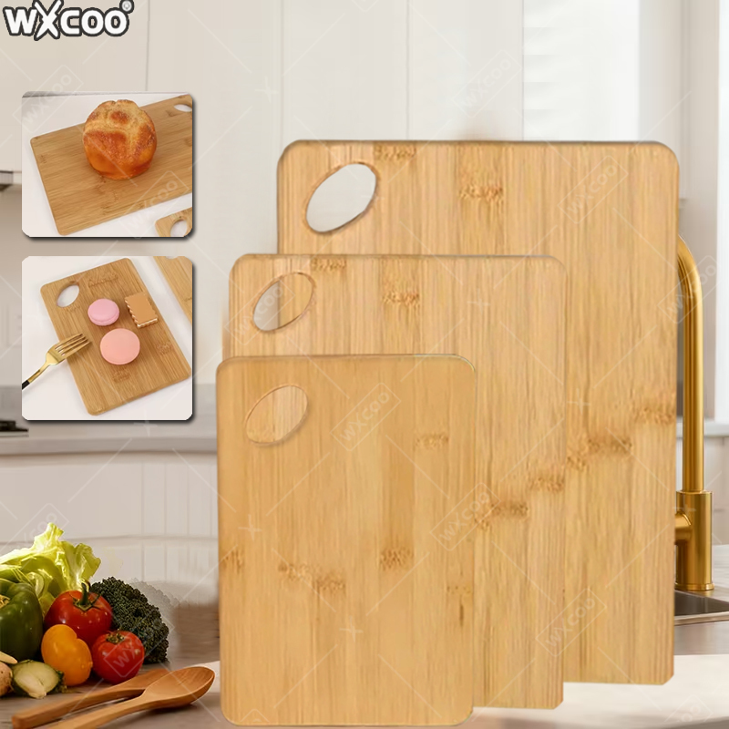 3pcs Set Talenan Bambu Tebal S - Bamboo Cutting Board ulasan dan harga