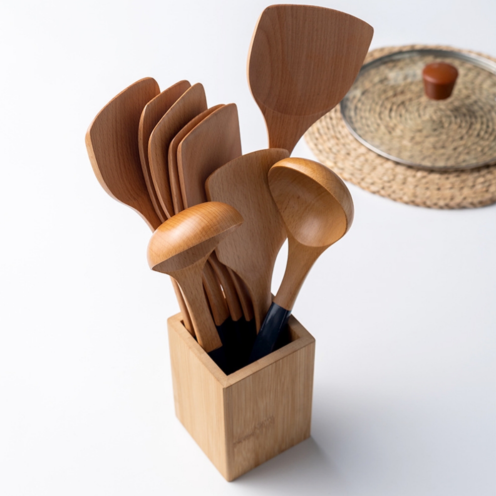 Sendok Penggoreng Kayu Anti Le - Kitchen Gadgets And Utensils ulasan dan harga