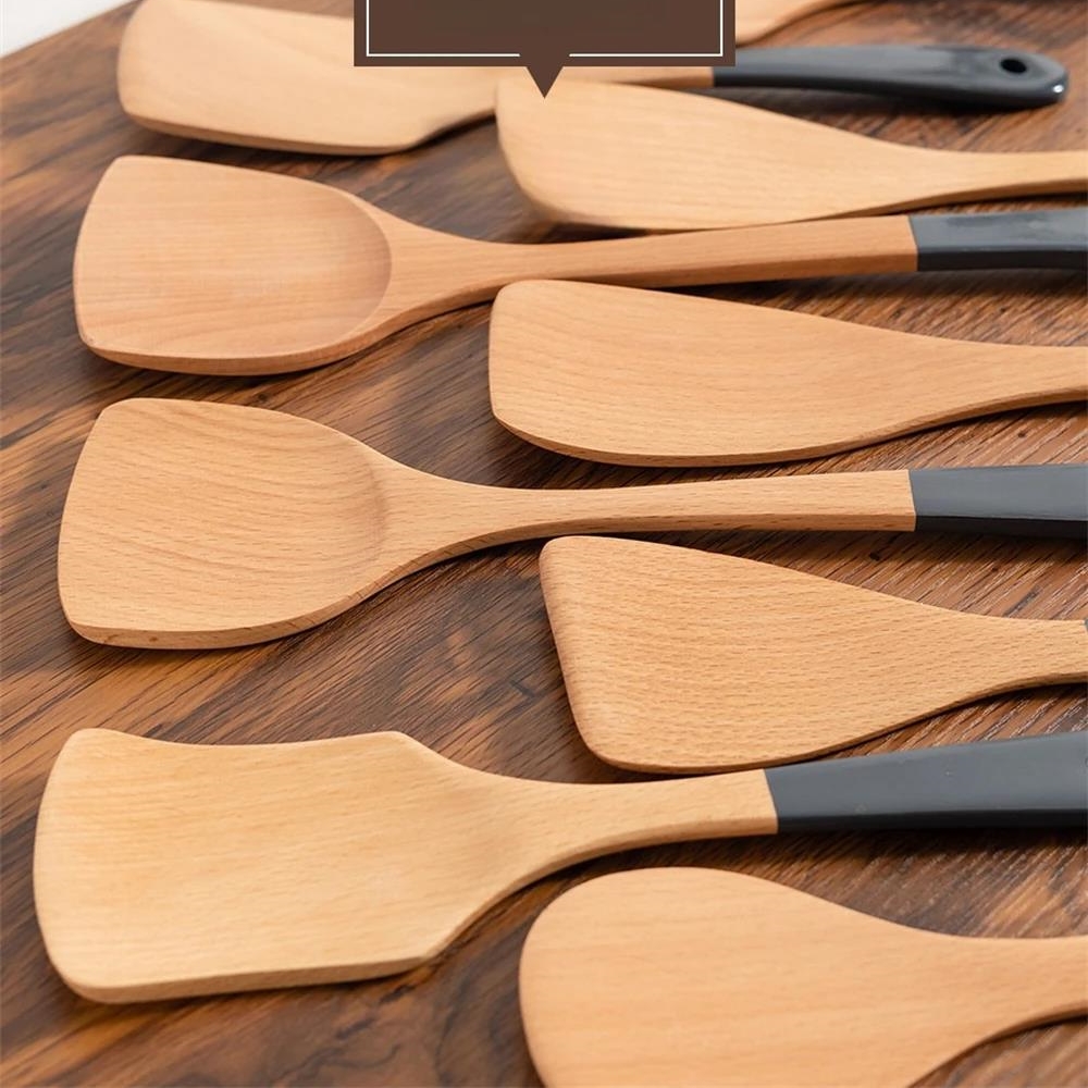 Sendok Penggoreng Kayu Anti Le - Kitchen Gadgets And Utensils ulasan dan harga