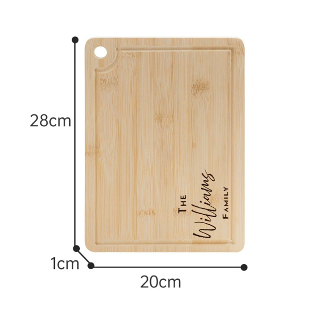 Papan Potong Bambu Ukiran Nama - Bamboo Cutting Board ulasan dan harga