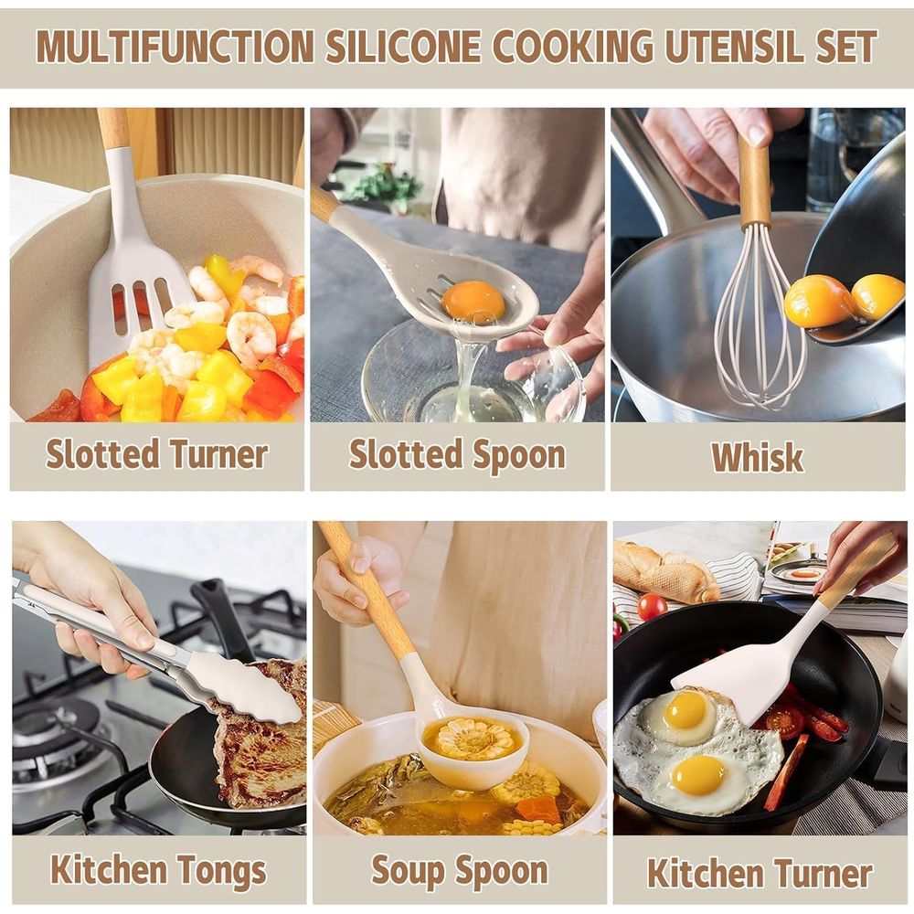 Set Peralatan Dapur Silikon Te - Kitchen Gadgets And Utensils ulasan dan harga