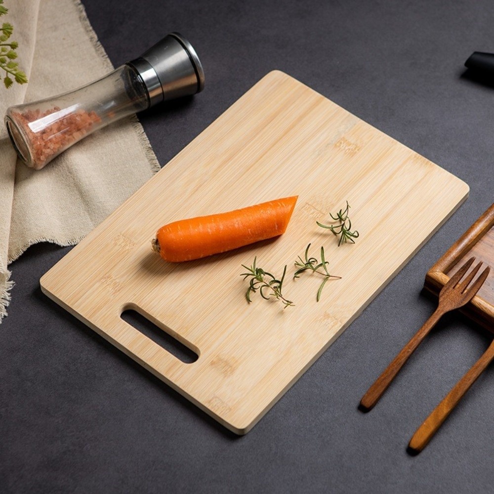 Papan Pemotong Sayuran Ramah L - Bamboo Cutting Board ulasan dan harga