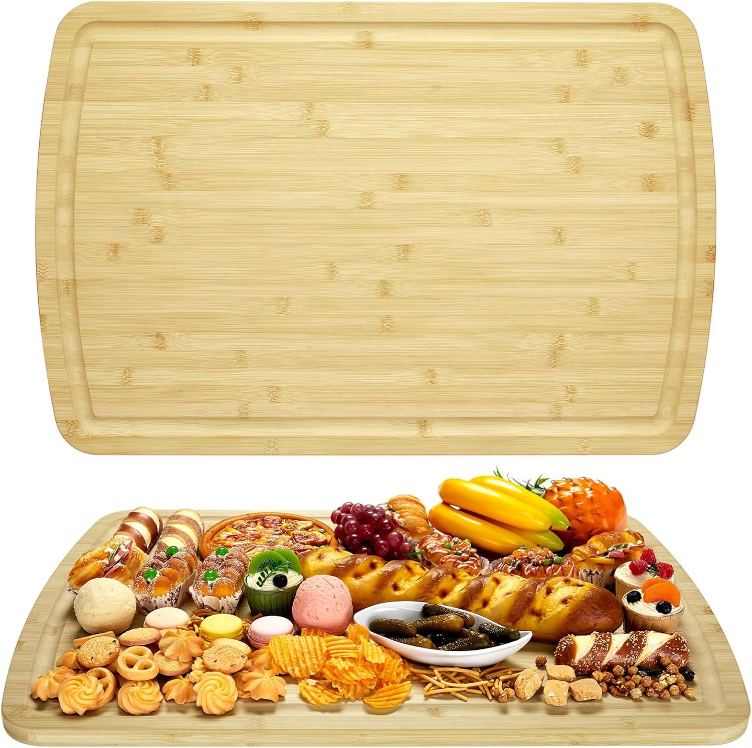 Papan Pemotong Bambu untuk Dap - Bamboo Cutting Board ulasan dan harga